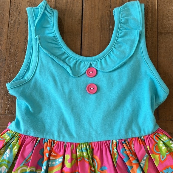 Eleanor rose bright paisley dress - Picture 2 of 6